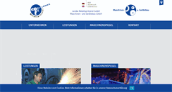 Desktop Screenshot of lemkemetallspritzerei.de